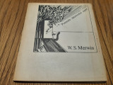 POEMELE DECENIULUI SAPTE - W. S. Merwin - CONSTANTIN ABALUTA (autograf) - 1989