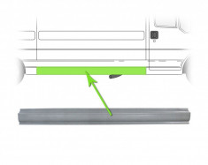 Prag Citroen Jumper (230/244) 06.1994-2006, Fiat Ducato (230/244) 1994-2006, Peugeot Boxer (230/244) 06.1994-2006, partea Dreapta, sub usa culisanta, foto