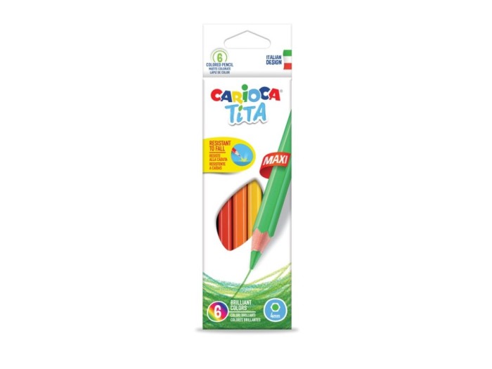Creioane color Tita Maxi Carioca 6/set