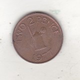 bnk mnd Guernsey 2 pence 1977