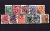 ✅ (S40) Germania Reich 1920 Marci Oficiale , serie completa Michel 23-33 , stampilate, Stampilat