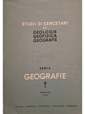 T. Morariu - Studii si cercetari de geologie, geofizica, geografie, tomul XVII, nr. 2 (Editia: 1970) foto