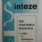 VALORI SI ECHIVALENTE UMANISTICE , SINTEZE DE ZOE DUMITRESCU BUSULENGA , 1973