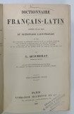 DICTIONNAIRE FRANCAIS - LATIN par L. QUICHERAT , 1880 , PREZINTA URME DE UZURA