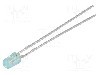 Dioda LED, 3mm, verde, 27,3...45mcd, 20mA, 1,5...3V, BROADCOM (AVAGO) - HLMP-1540