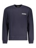 Bluză bărbați, cu imprimeu pe spate si logo pe față, Regular fit, albastru, 2XL, Bleumarin, Napapijri