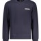 Bluză bărbați, cu imprimeu pe spate si logo pe față, Regular fit, albastru, 2XL