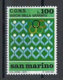 San Marino 1973 Mi 1028 - Jocuri sportive pentru tineret