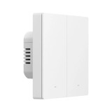 &Icirc;ntrerupător smart dublu SONOFF M5-2C-86W, Wi-Fi, Matter, alb