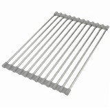 Suport rulabil pentru scurgerea vaselor pe chiuvetă REA P12298A Grey