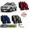 Huse scaune dedicate DACIA Duster 2009 - 2014 Premium RosuAlbastruGri