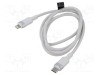 Cablu USB 2.0 VENTION Apple Lightning la USB C, 1m, nichelat