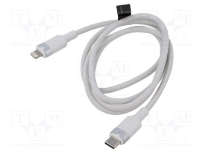 Cablu USB 2.0 VENTION Apple Lightning la USB C, 1m, nichelat foto