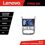 Navigatie Dacia Duster 2010-2012 Lenovo Kit-099 8 core QLED 2K 12+256 360 Android Waze USB Navigatie Internet Youtube Radio CarStore Technology