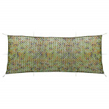 VidaXL Plasă de camuflaj cu geantă de depozitare, verde, 1,5x5 m
