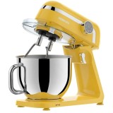 Mixer cu bol, HEINRICH&amp;#039;S HKM 8079, 10 viteze, 1800 W, 7 L, Galben