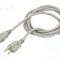 Cablu IEC C13 mamă 3x0,75mm2 NEMA 5-15 (B) 1,8m gri - LIAN DUNG