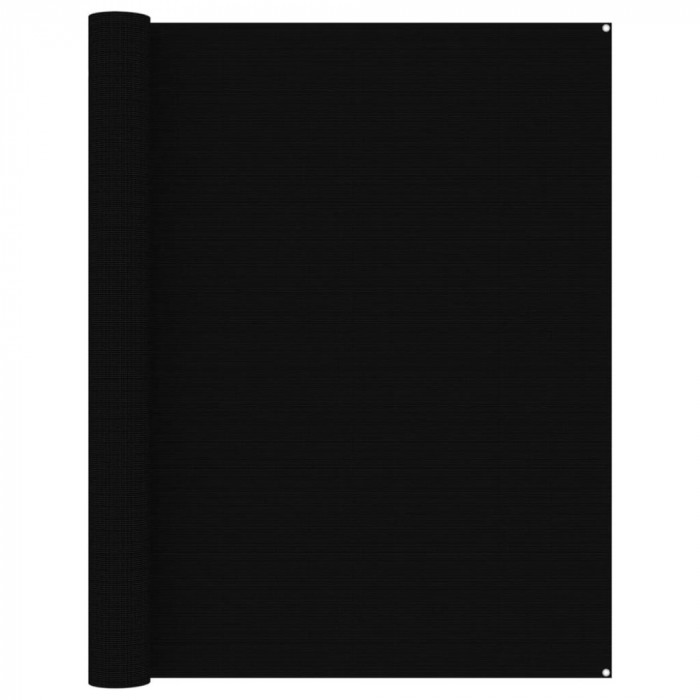 Covor pentru cort, negru, 250x400 cm GartenMobel Dekor