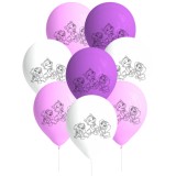 Set 8 baloane latex Skye 28 cm
