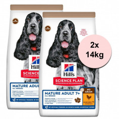 Hill&#039;s Science Plan Canine Mature Adult 7+ No Grain Chicken 2 x 14 kg