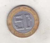 bnk mnd Algeria 50 dinari 1992 bimetal , fauna