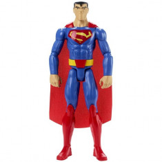 Figurina de jucarie pentru copii, model superman, rosu/albastru, 30 cm foto