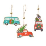 Cumpara ieftin Decoratiune - Plywood Car with Hanger - mai multe modele | Kaemingk