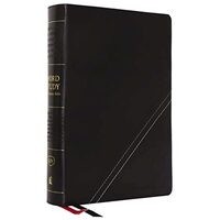 KJV, Word Study Reference Bible, Leathersoft, Black, Red Letter, Comfort Print