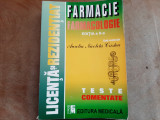 Farmacie Farmacologie teste comentate Licență și rezidențiat Aurelia N. Cristea