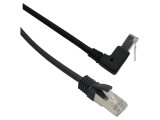Patch cord F/UTP Cat 6, 0,4m, LSZH, negru, 26/7AWG