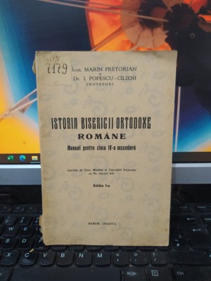 Pretorian, Popescu-Cilieni, Istoria bisericii ortodoxe rom&amp;acirc;ne Craiova 1946 182 foto