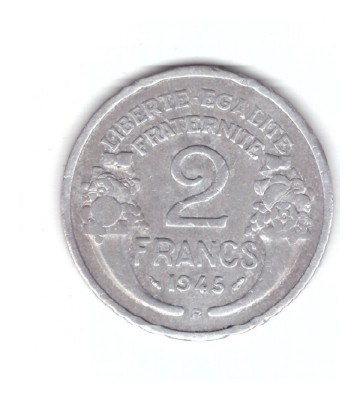 Moneda Franta 2 francs/franci 1945 B, stare relativ buna, curata foto