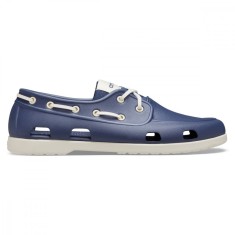 Pantofi Crocs Men&#039;s Classic Boat Shoe Albastru - Navy/Stucco