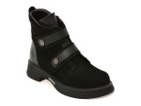 Ghete GRYXX negre, 902724, din piele intoarsa