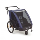 Remorca Carucior Transport Copii Bicicleta Polisport - Albastru Ultimate FactoryBikes