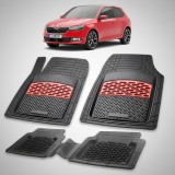 Covorase Skoda Fabia III Compatibile Hatchback Facelift 2018-2021 | Red