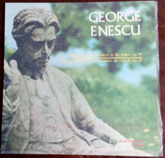 DISC LP: GEORGE ENESCU - DIXTUOR OP. 14 / INTERMEZZO OP. 12 (ST-ECE 01751/1981) foto