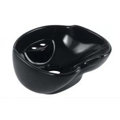 Castron ceramic profesional pentru stația de spălare a coaforului negru
