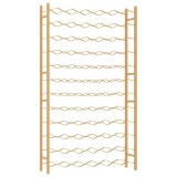 Suport sticle de vin pentru 72 sticle, auriu,metal