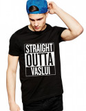 Cumpara ieftin Tricou negru barbati - Straight Outta Vaslui - M, THEICONIC