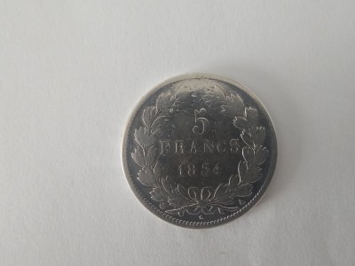 Franta 5 Francs 1834 Argint are 25 gr. foto