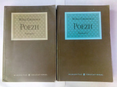 Poezii - MIHAI EMINESCU , 2 volume , Humanitas educational 2005 foto