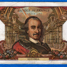 (15) BANCNOTA FRANTA - 100 FRANCS 1969 (02.01.1969), PORTRET PIERRE CORNEILLE