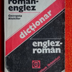 Dictionar englez - roman, roman-englez Georgeta Nichifor