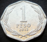 Cumpara ieftin Moneda exotica 1 PESO - CHILE, anul 2013 *cod 3491, America Centrala si de Sud