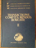 Transactions Comptes-rendus Berichte Ii - Necunoscut ,303827, 1964