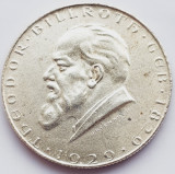 737 Austria 2 Schilling 1929 Theodor Billroth km 2844 argint, Europa