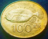 Cumpara ieftin Moneda 100 KRONUR / COROANE - ISLANDA, anul 1995 * cod 2726 C, Europa