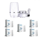 Cumpara ieftin Robinet cu filtru pentru purificare apa + 5 Rezerve, Oem