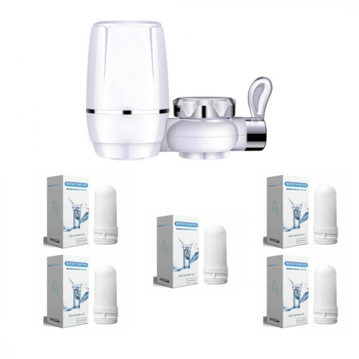 Robinet cu filtru pentru purificare apa + 5 Rezerve